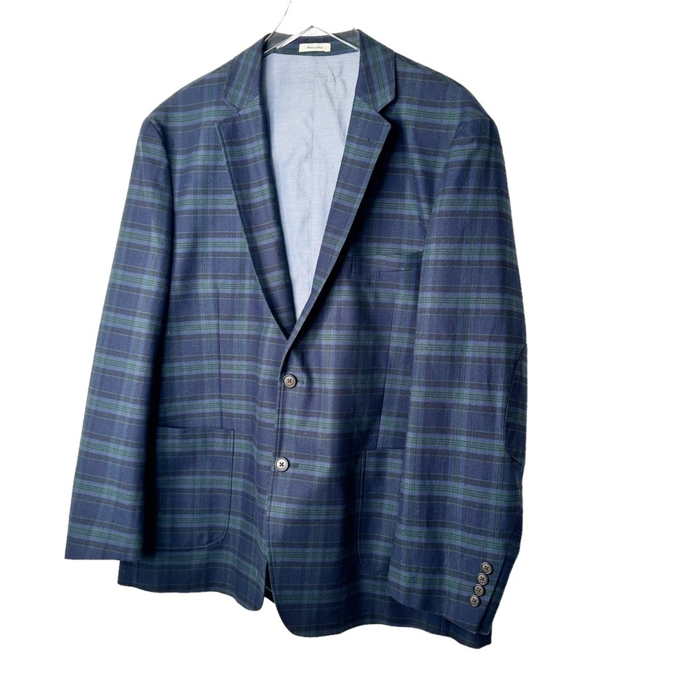 Southern Pines Preppy Equestrian Derby Plaid Jacket Blazer Sportscoat XL